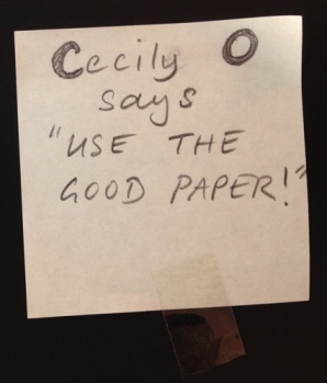 small use the good paper!